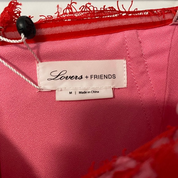 Keva Gown in Red & Pink (Sz. Medium) - Picture 7 of 8